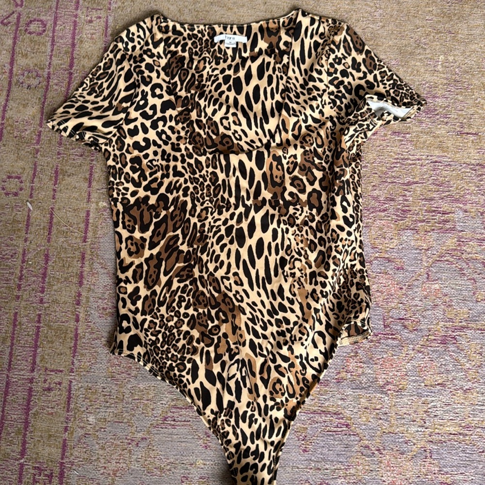 Bar III, short sleeve bodysuit.